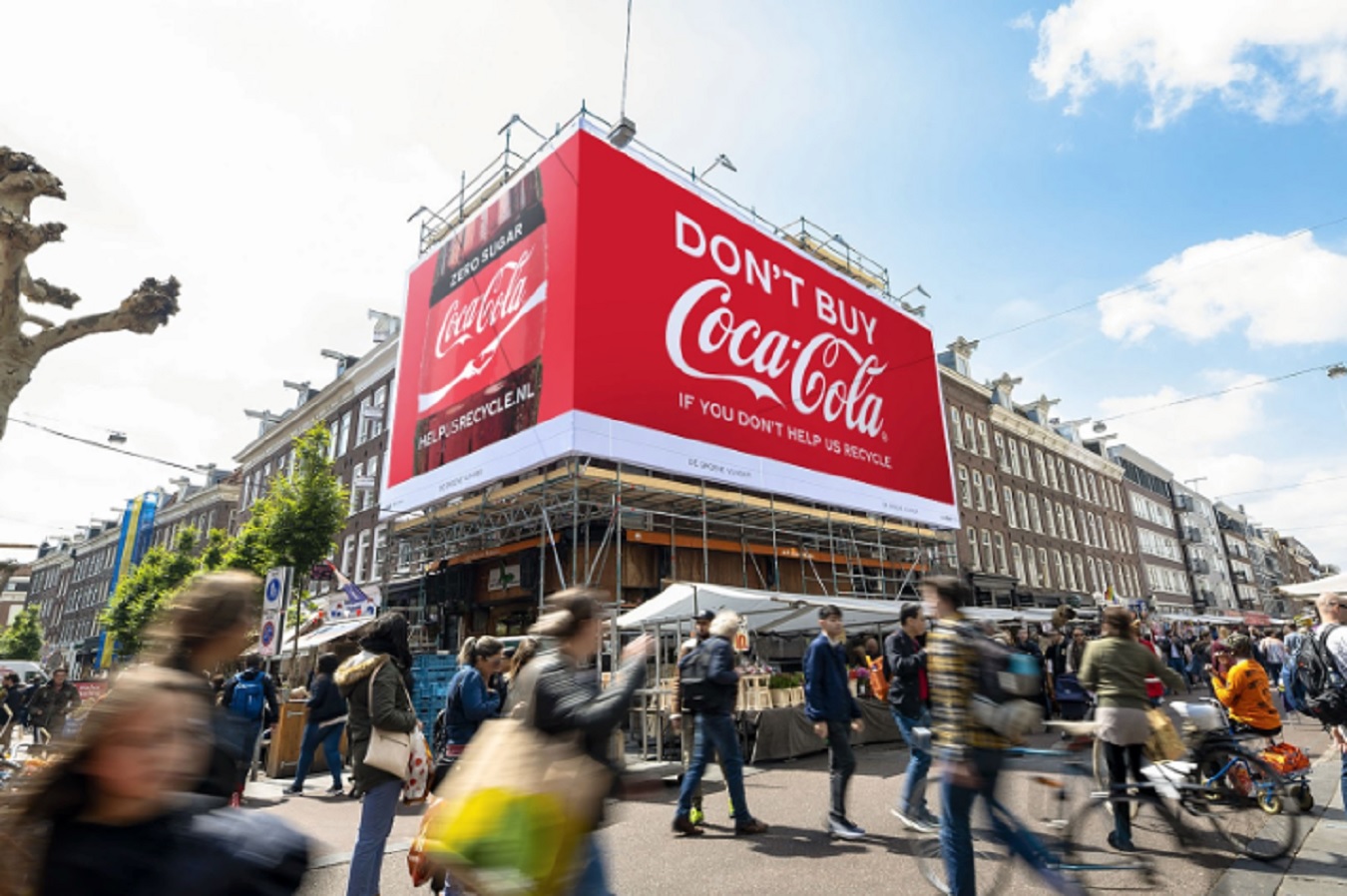 Grootste campagne CocaCola in teken van recycling  Events.nl